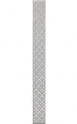 Бордюр керамический 40x4,2x0,8 Мотиво серый светлый глянцевый