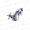 Смеситель для раковины AQUATTRO Q01-1255 одноручный, излив 9 см, шпил, ручка-пластик, без подводки