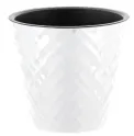 Горшок для цветов InGreen Manhattan D160мм, 1,6 л c дренажной вставкой, белоснежный жасмин