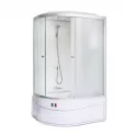 Душевая кабина LOMBARDIA WDASR-016M высокий поддон (стекло матовое) 3 кор.правая 120*85*215, 20% бой