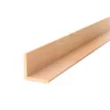Уголок наружный плоский 40*40*2500мм А сосна, (30% Бой)