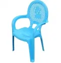 Стул пластиковый Детский (голубой)
