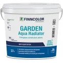 Эмаль акриловая Finncolor GARDEN AQUA RADIATOR, база C, глянцевая, 2,7 л