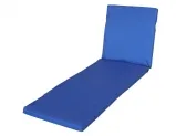 Мягкий элемент к лежаку 1900х580х50 водоотталкивающая ткань (цвет ткани синий) "Garden story"