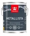 Краска по ржавчине Tikkurila METALLISTA, серебристая, глянцевая, 2,5 л