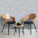 Обои Profi Deco "Maison" фон, горячее тиснение на флиз основе, тёмно-серый, 1,06х10м, Erismann