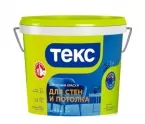Краска ТЕКС УНИВЕРСАЛ Интерьерная, для стен и потолка, 7 кг