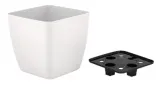 Горшок для цветов InGreen Vienna 5л, с дренажной вставкой, квадратный, Французский платан