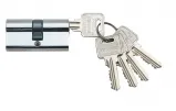 Цилиндр для замка Trodos ЦМ80 (40/40) Хром