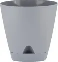 Горшок для цветов InGreen Amsterdam D110мм 0,65л с прикорневым поливом, утренний туман
