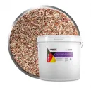 Штукатурка Farbitex Profi акриловая, мраморная крошка крупнозернистая (1,5-2 мм) карамельный, 25 кг