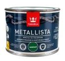 Краска по ржавчине Tikkurila METALLISTA, зеленая, глянцевая, 0,4 л