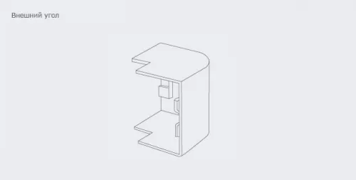 Углы для кабель каналов 15 10